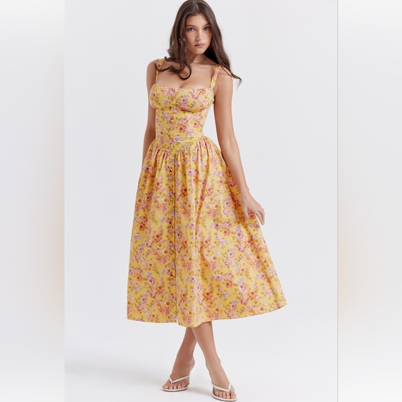 House of CB Dresses & Skirts - Tatiana butter print midi sundress
